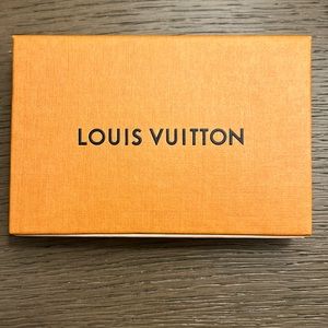 Louis Vuitton box and wallet dust bag